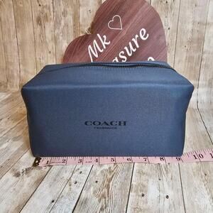 Unisex Coach Blue Toiletry Bag